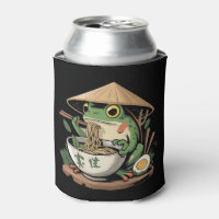 Frog Eating Ramen Kawaii Neko Japanese Noodles