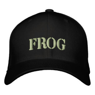 FROG EMBROIDERED HAT