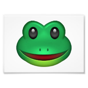 Frog - Emoji Photo Print