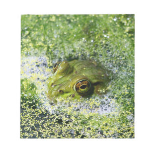 Frog Eyes in a Pond Notepad