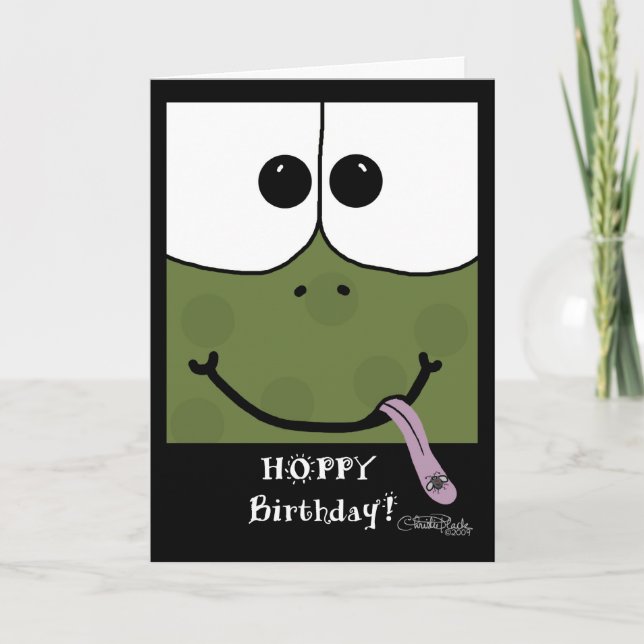 Frog Face Card (Front)