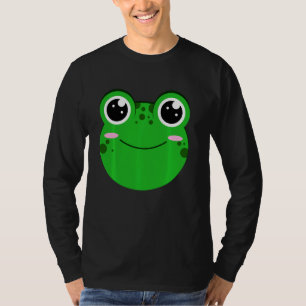 Frog Face True Toad Amphibian Green Froggy  Tadpol T-Shirt