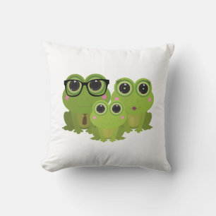 Frog Family Cushion