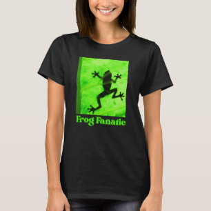 Frog Fanatic for frog on a leaf T-Shirt