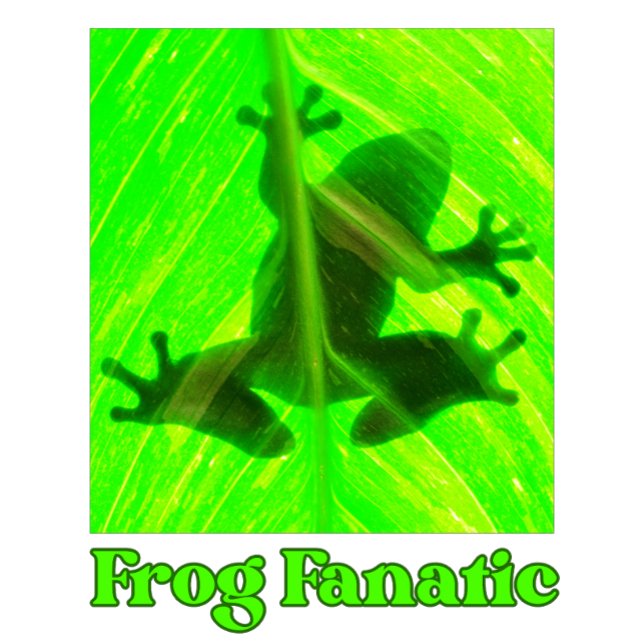 Frog Fanatic Frog Lovers T-Shirt (Creator Uploaded)