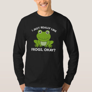 Frog Favourite Animal Sweet Frogs For Animal Lover T-Shirt