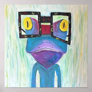 Frog Fine Art PopArt  Poster