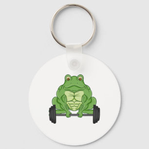 Frog Fitness Muscles Workout Weight For Gym Lovers Key Ring