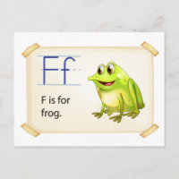 Frog flashcard