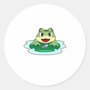 Frog Fly Classic Round Sticker