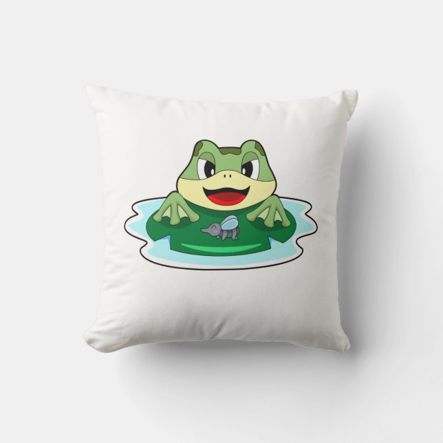 Frog Fly Cushion (Front)