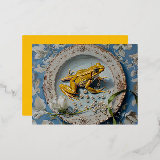 Frog - Foil Postcards