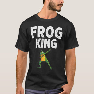 Frog For Men Dad Dabbing Tadpole Herpetology T-Shirt
