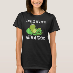 Frog For Men Women Cute Bullfrog Toad Tadpole T-Shirt