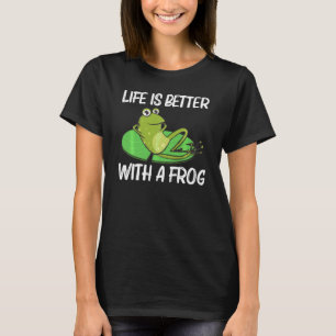 Frog For Men Women Cute Bullfrog Toad Tadpole T-Shirt