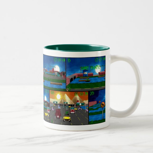 Frog Frenzy Retro Mug (Right)