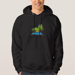 Frog Frog Yoga Poses Sports Gymnastics Ohm Heartbe Hoodie
