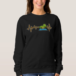 Frog Frog Yoga Poses Sports Gymnastics Ohm Heartbe Sweatshirt