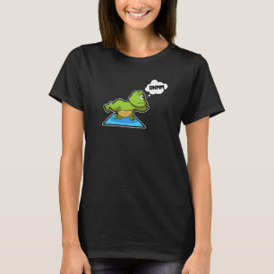 Frog Frog Yoga Poses Sports Gymnastics Ohm Heartbe T-Shirt