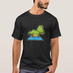 Frog Frog Yoga Poses Sports Gymnastics Ohm Heartbe T-Shirt