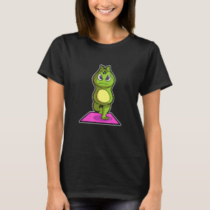 Frog Frog Yoga Poses Sports Gymnastics Ohm Heartbe T-Shirt