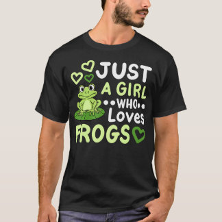 Frog Frogs Frog Owner Frog Lover For Girls Women T-Shirt