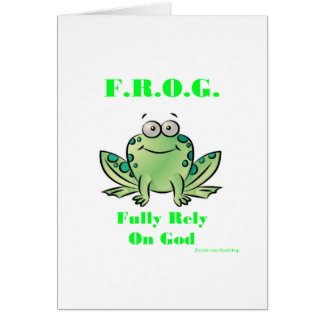 FROG (Fully Rely on God)