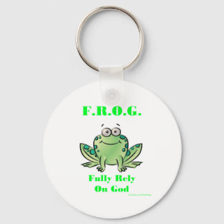 FROG (Fully Rely on God) Key Ring