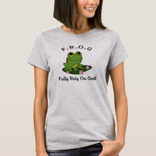 Frog Fully Rely on God T-Shirt