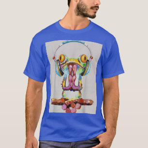 Frog funny music  T-Shirt