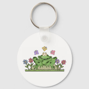 Frog Garden Keychain