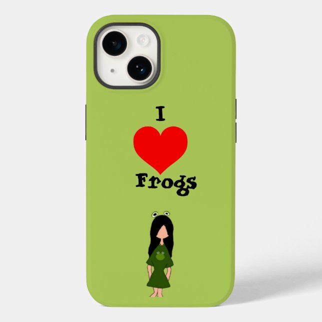 Frog Girl iPhone Case (Back)