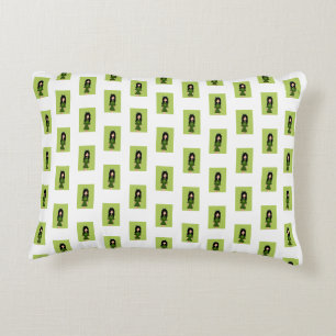 Frog Girl Reversible  Decorative Cushion