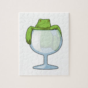 Frog Glass Jigsaw Puzzle
