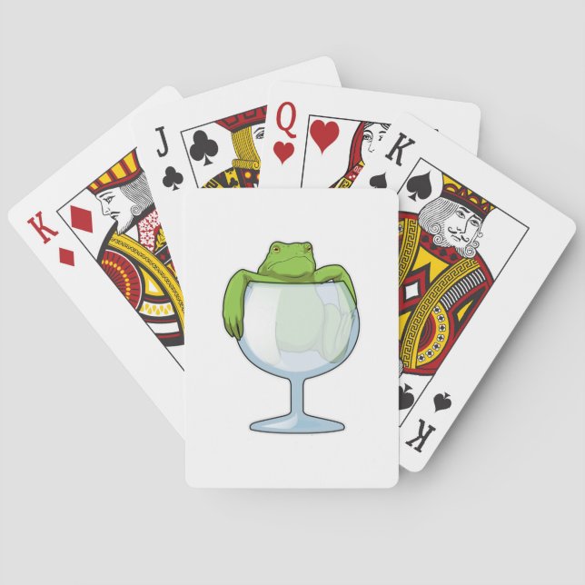 Frog Glass Playing Cards (Back)
