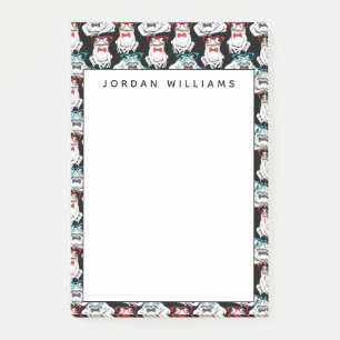 Frog Glasses Pattern   Add Your Name Post-it Notes