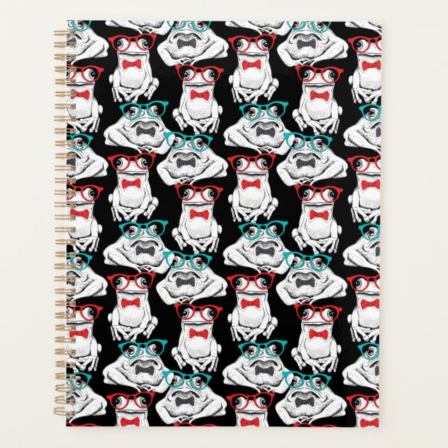 Frog Glasses Pattern Planner (Front)