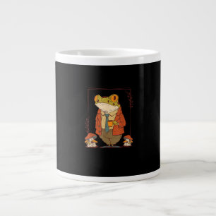 Frog Goblincore Academia Aesthetic Mushroom Large Coffee Mug