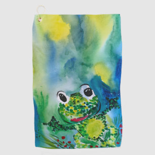 Frog Golf Towel