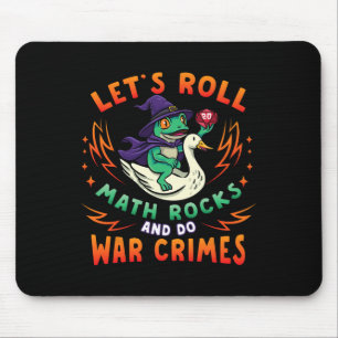Frog Goose Meme Lets Roll Math Rocks Do War Crimes Mouse Pad