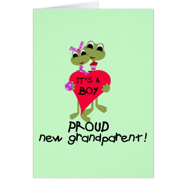 Frog Grandparent of Boy Tshirts and Gifts (Front)