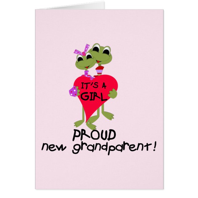 Frog Grandparent of Girl Tshirts and Gifts (Front)