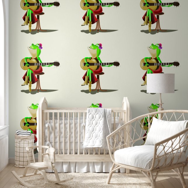 Frog Guitar Player Funny Wallpaper (Kids)
