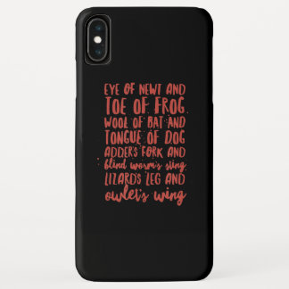 Frog | Halloween Witchs Brew Eye Newt Toe of Frog iPhone XS Max Case