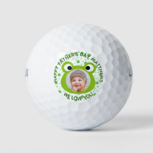 Frog Happy 1st fathers day Golf Balls