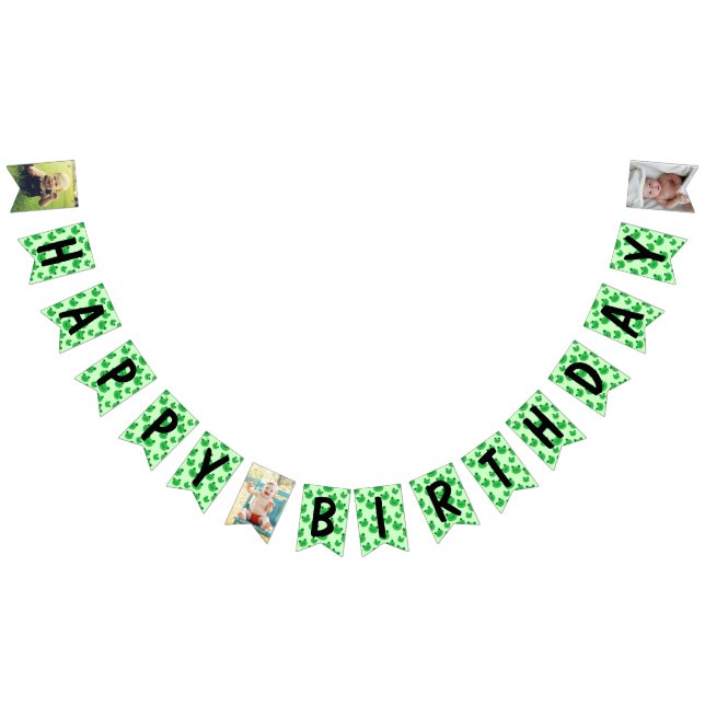 Frog Happy Birthday Bunting Flags (All)