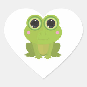 Frog Heart Sticker