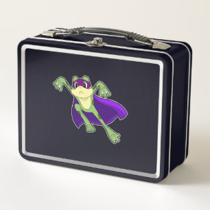Frog Hero Metal Lunch Box