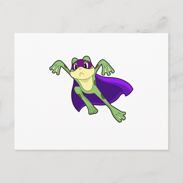 Frog Hero Postcard (Front)