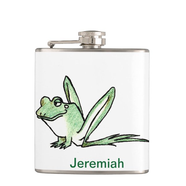Frog Hip Flask (Front)